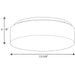 Progress Lighting One-Light 13-1/2 Inch LED Flush Mount 3000K (P730002-030-30)