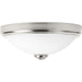Progress Lighting One-Light 15 Inch LED Linen Glass Flush Mount 3000K (P350007-009-30)