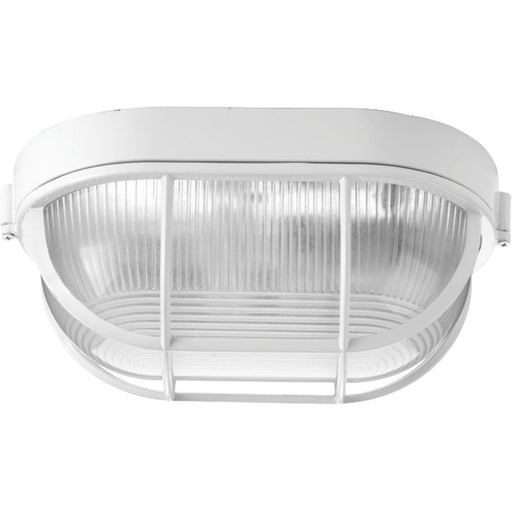 Progress Lighting One-Light Bulkhead 6-3/8 Inch Flush Mount (P3706-30)