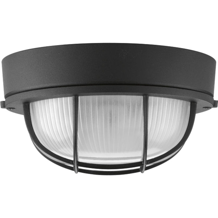 Progress Lighting One-Light Bulkhead 7-7/8 Inch Flush Mount (P3709-31)