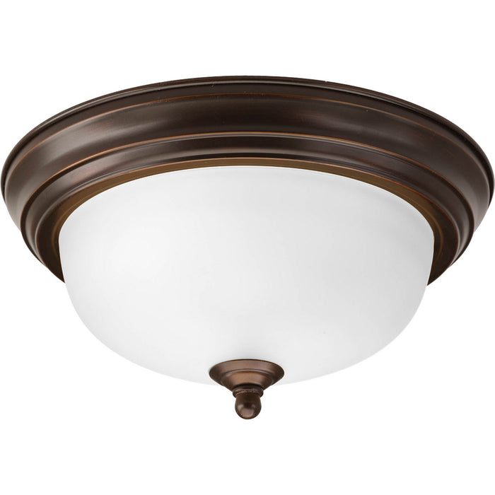 Progress Lighting One-Light Dome Glass 11-3/8 Inch Close-To-Ceiling (P3924-20ET)