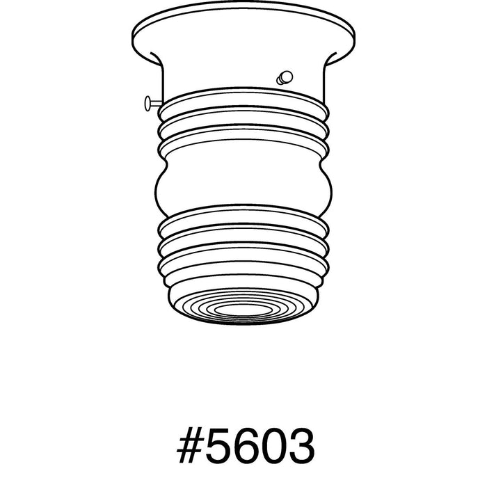 Progress Lighting One-Light Utility Outdoor Close-To-Ceiling (P5603-30)