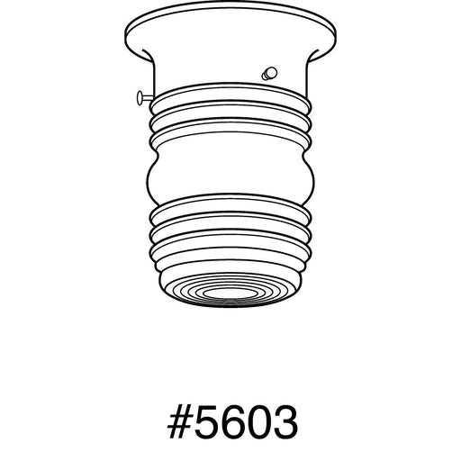 Progress Lighting One-Light Utility Outdoor Close-To-Ceiling (P5603-31)