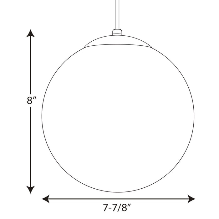 Progress Lighting Opal Globes One-Light Pendant (P4401-29)