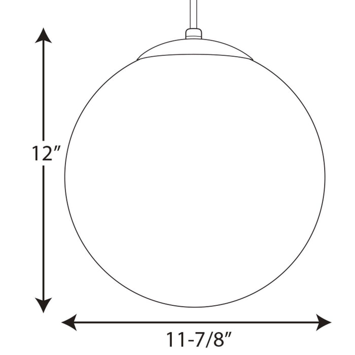 Progress Lighting Opal Globes One-Light Pendant (P4403-29)