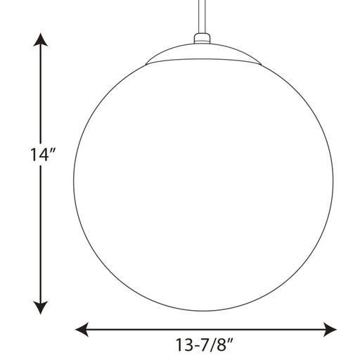Progress Lighting Opal Globes One-Light Pendant (P4406-29)