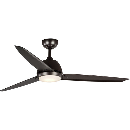 Progress Lighting Oriole Collection 60 Inch Three-Blade Ceiling Fan With LED Light 3000K (P2592-12930K)
