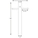 Progress Lighting Outdoor 7 Foot Aluminum Post With Ladder Rest Photocell And GCO (P5392-31PC)