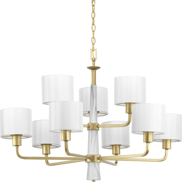 Progress Lighting Palacio Collection Nine-Light Chandelier (P400099-078)