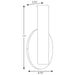 Progress Lighting Parallel LED Collection One-Light 11 Inch LED Wall Bracket 3000K (P710050-129-30)