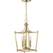 Progress Lighting Parkhurst Collection Brushed Bronze Three-Light Foyer (P500213-109)