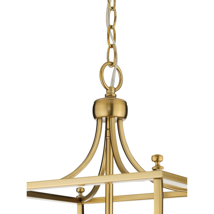 Progress Lighting Parkhurst Collection Brushed Bronze Three-Light Foyer (P500213-109)