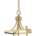 Progress Lighting Parkhurst Collection Brushed Bronze Three-Light Foyer (P500213-109)