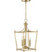 Progress Lighting Parkhurst Collection Brushed Bronze Three-Light Foyer (P500213-109)