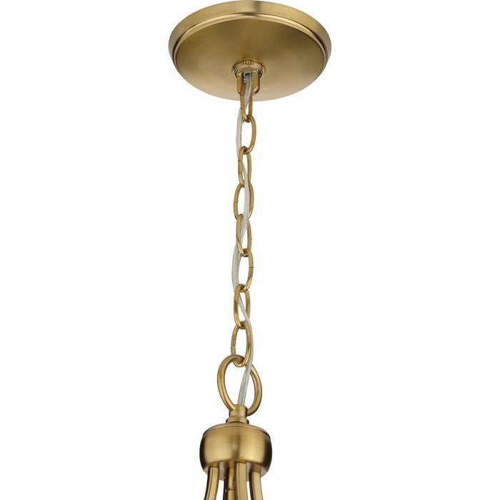 Progress Lighting Parkhurst Collection Brushed Bronze Three-Light Foyer (P500213-109)