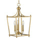Progress Lighting Parkhurst Collection Brushed Bronze Three-Light Foyer (P500213-109)
