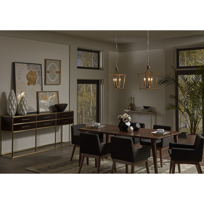 Progress Lighting Parkhurst Collection Brushed Bronze Three-Light Foyer (P500213-109)