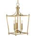 Progress Lighting Parkhurst Collection Brushed Bronze Three-Light Foyer (P500213-109)