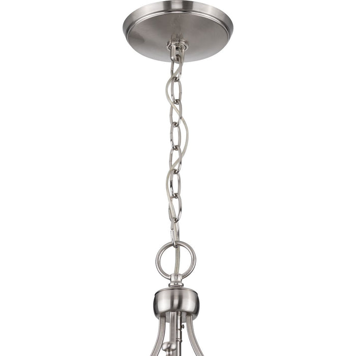 Progress Lighting Parkhurst Collection Brushed Nickel Three-Light Foyer (P500213-009)