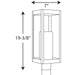 Progress Lighting Patewood Collection One-Light Post Lantern (P540013-031)