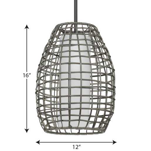 Progress Lighting Pawley Collection 1 Light 100W Medium Base Outdoor Pendant Fixture (P550083-031)