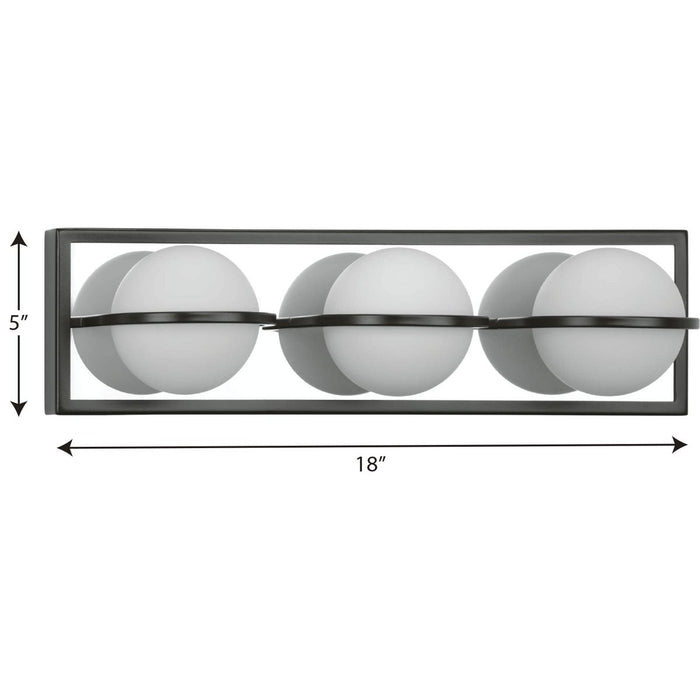Progress Lighting Pearl Collection 3 Light 20W LED Bath And Vanity Fixture (P300312-031-30)