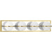 Progress Lighting Pearl Collection 4 Light 26W LED Bath And Vanity Fixture (P300313-012-30)