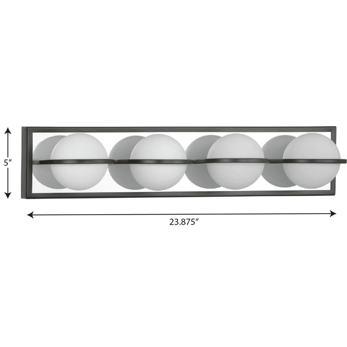 Progress Lighting Pearl Collection 4 Light 26W LED Bath And Vanity Fixture (P300313-031-30)