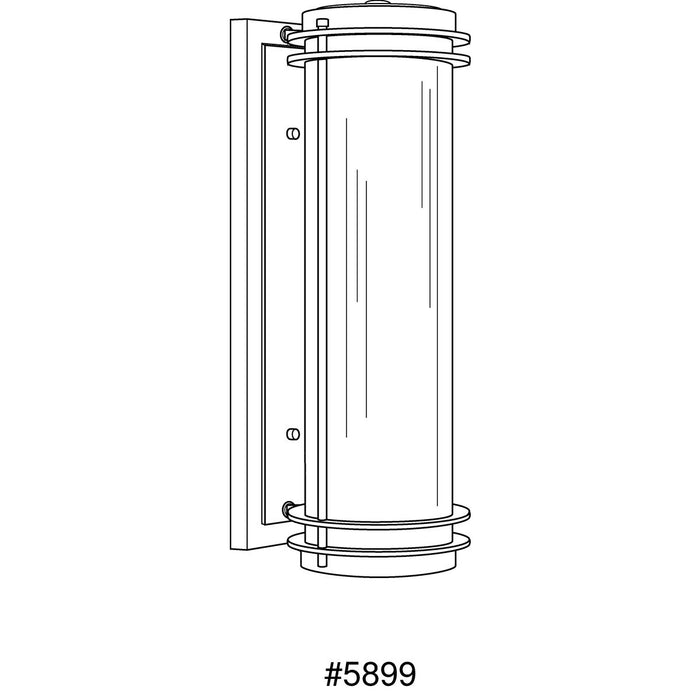 Progress Lighting Penfield Collection Two-Light Wall Lantern (P5899-108)