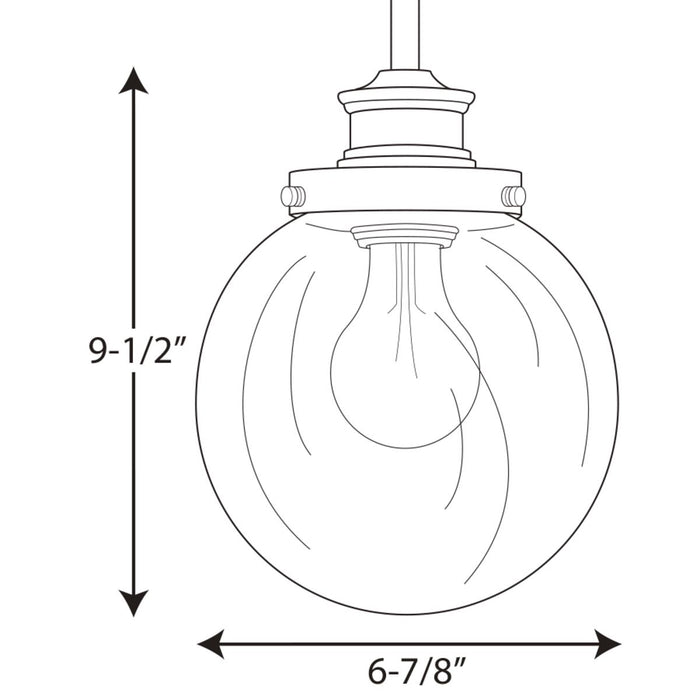 Progress Lighting Penn Collection One-Light Mini-Pendant (P5067-137)