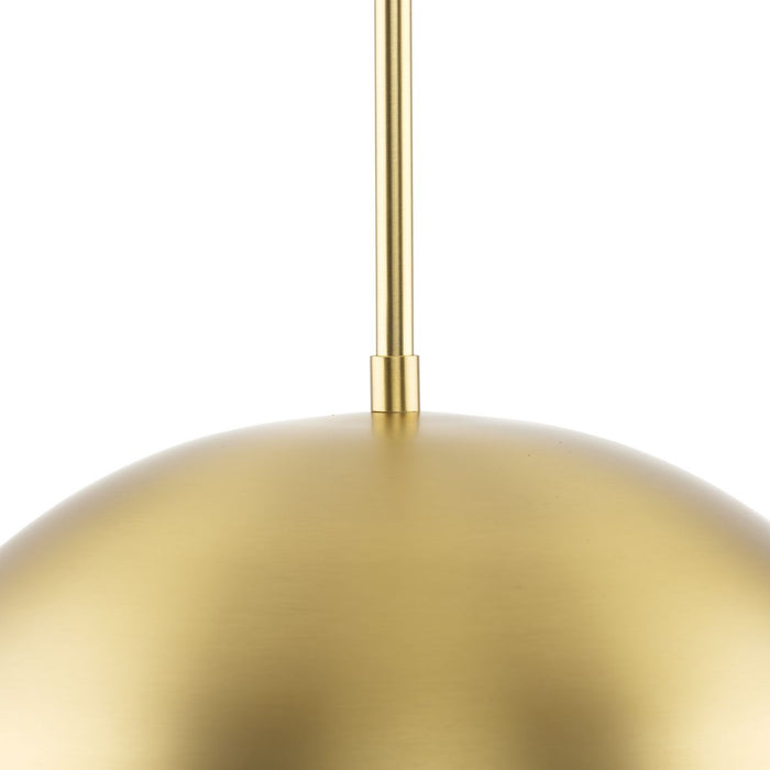 Progress Lighting Perimeter Collection 100W One-Light Pendant Brushed Gold (P500379-191)