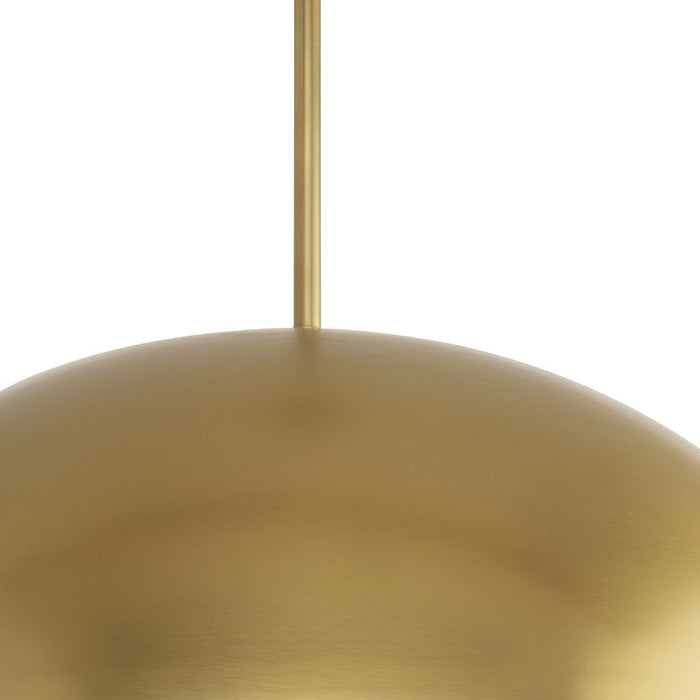 Progress Lighting Perimeter Collection 100W One-Light Pendant Brushed Gold (P500380-191)