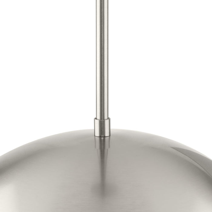 Progress Lighting Perimeter Collection 100W One-Light Pendant Brushed Nickel (P500379-009)