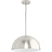 Progress Lighting Perimeter Collection 100W One-Light Pendant Brushed Nickel (P500379-009)