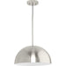 Progress Lighting Perimeter Collection 100W One-Light Pendant Brushed Nickel (P500379-009)