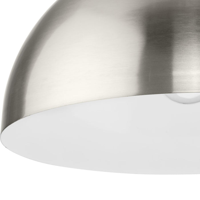 Progress Lighting Perimeter Collection 100W One-Light Pendant Brushed Nickel (P500379-009)