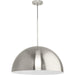 Progress Lighting Perimeter Collection 100W One-Light Pendant Brushed Nickel (P500380-009)