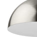 Progress Lighting Perimeter Collection 100W One-Light Pendant Brushed Nickel (P500380-009)