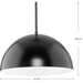 Progress Lighting Perimeter Collection 100W One-Light Pendant Matte Black (P500379-31M)