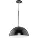 Progress Lighting Perimeter Collection 100W One-Light Pendant Matte Black (P500379-31M)