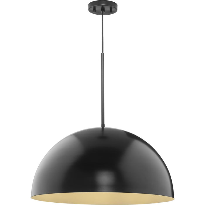 Progress Lighting Perimeter Collection 100W One-Light Pendant Matte Black (P500380-31M)