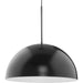 Progress Lighting Perimeter Collection 100W One-Light Pendant Matte Black (P500380-31M)