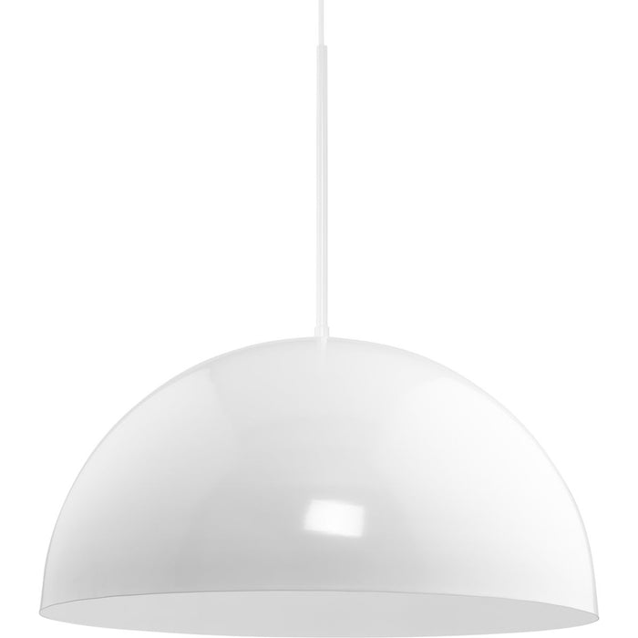 Progress Lighting Perimeter Collection 100W One-Light Pendant White (P500380-030)