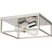 Progress Lighting Perimeter Collection 2 Light 60W Medium Base Flush Mount Close To Ceiling Fixture (P350200-009)