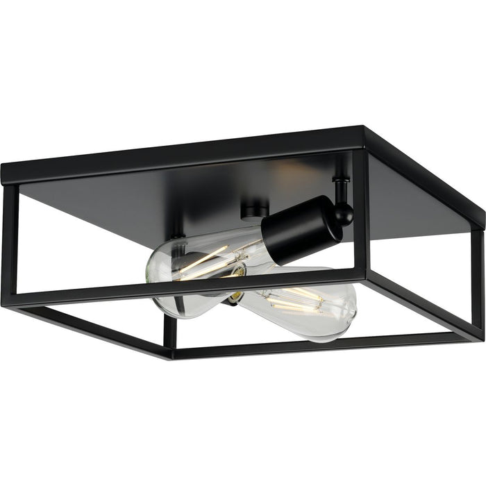 Progress Lighting Perimeter Collection 2 Light 60W Medium Base Flush Mount Close To Ceiling Fixture (P350200-031)