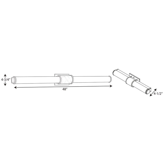 Progress Lighting Phase 1.2 LED Collection 48 Inch LED Linear Bath And Vanity 3000K (P300207-009-30)