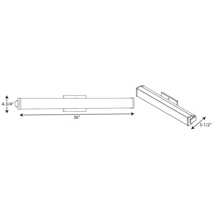 Progress Lighting Phase 2.1 LED Collection 36 Inch LED Linear Bath And Vanity 3000K (P300209-009-30)