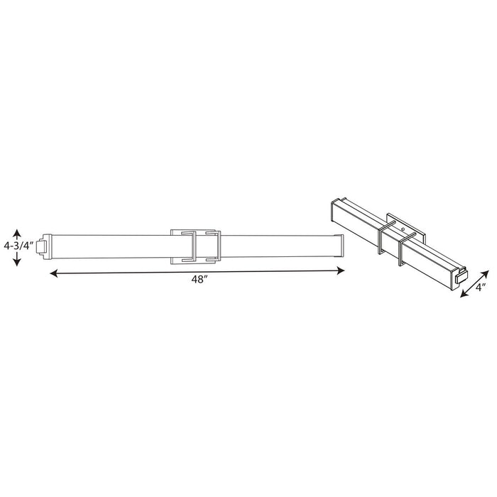 Progress Lighting Phase 2.2 LED Collection 48 Inch LED Linear Bath And Vanity 3000K (P300213-009-30)