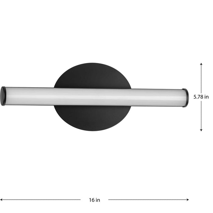 Progress Lighting Phase 3 LED Collection 11W 16 Inch LED Vanity Fixture Matte Black (P300410-31M-CS)