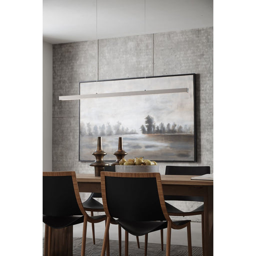 Progress Lighting Planck LED Collection Brushed Nickel One-Light LED Pendant 3000K (P500276-009-30)
